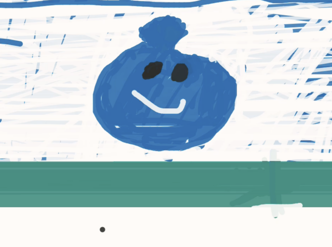 Artwork by a pupil of Longton Lane Primary
