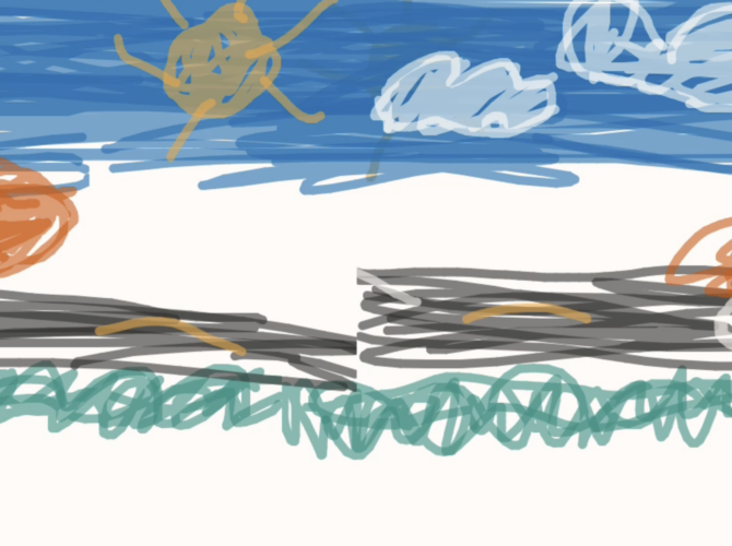 Artwork by a pupil of Longton Lane Primary